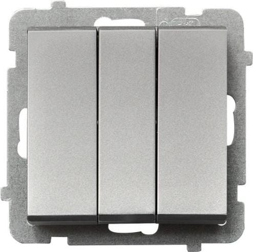 Linker triplu Sonata 10AX IP20 argintiu mat (LP-13R / m / 38)