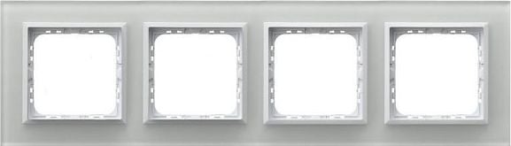 Ospel Quadruple Frame Sticla alba IMPRESJA OSPEL