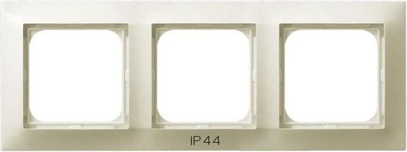 conectori Impression triplu cadru la IP-44 ecru (RH-3Y / 27)