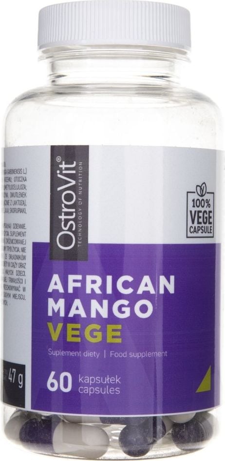 Supliment alimentar OstroVit African Mango VEGE - 60 capsule