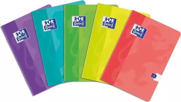 Oxford Notebook A5/16K dublă linie col. Dulce (10 buc) OXFORD