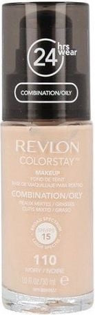 Pachet promo: Fond de ten Revlon ColorStay Combination/Oily SPF 15 110 Ivory, 30 ml + Fond De Ten Revlon Colorstay Oily Skin Cu Pompita - 200 Nude,