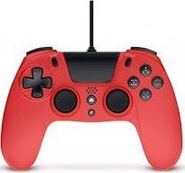 Pad Gioteck Kontroler przewodowy VX-4 dla PlayStation 4 czerwony