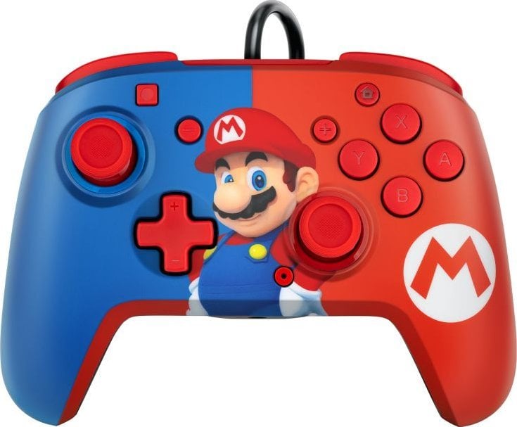 Pad PDP PDP SWITCH Pad przewodowy FACEOFF Delux+ Audio MARIO