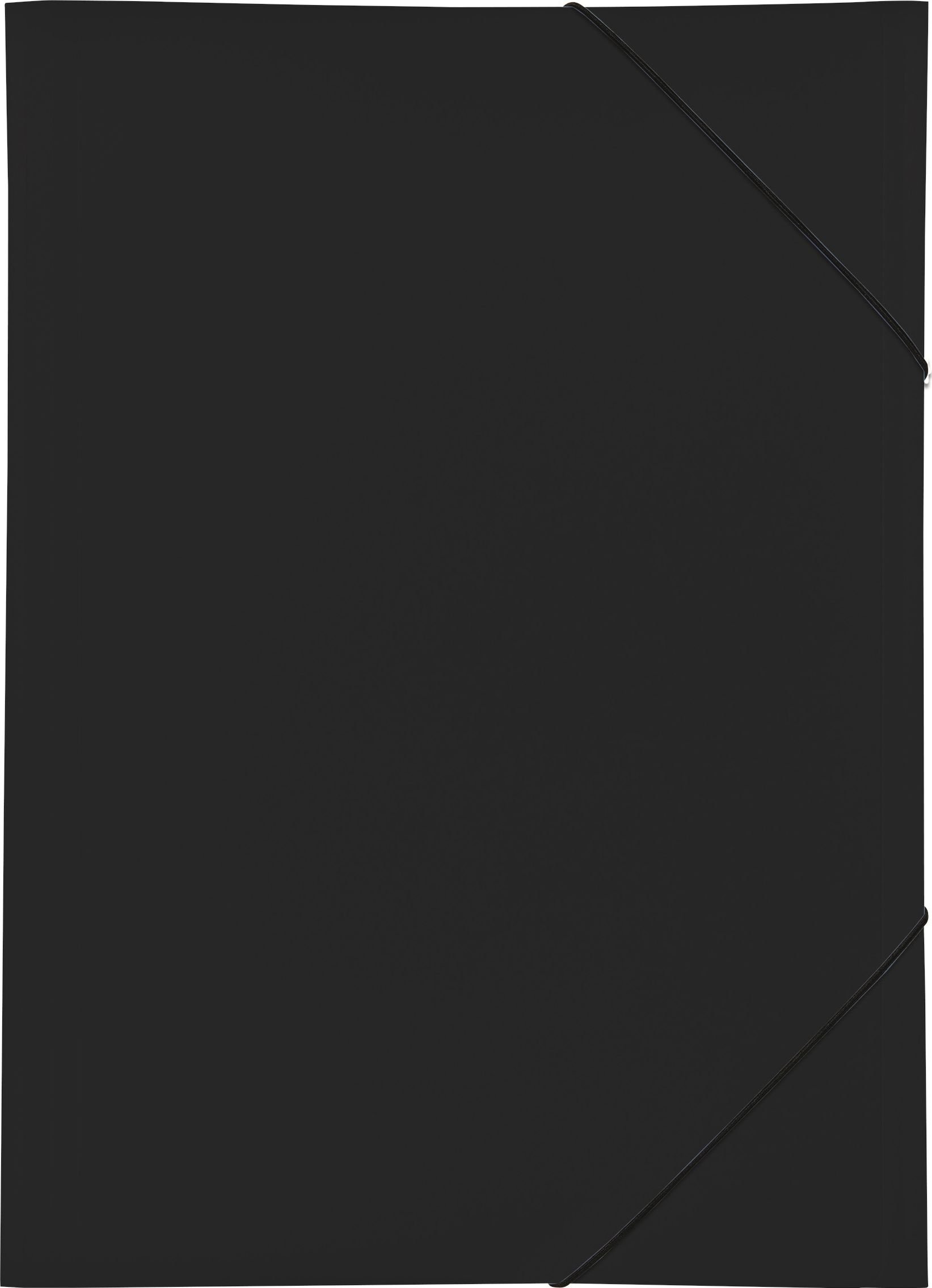 Portofoliu PP A3 3 Einschlagklappen schwarz