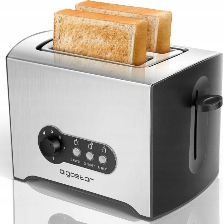 Prajitoare - Pâine de pâine 900W 2 felii scurte Pâine de pâine din oțel inoxidabil VDE/Mini Sunshine