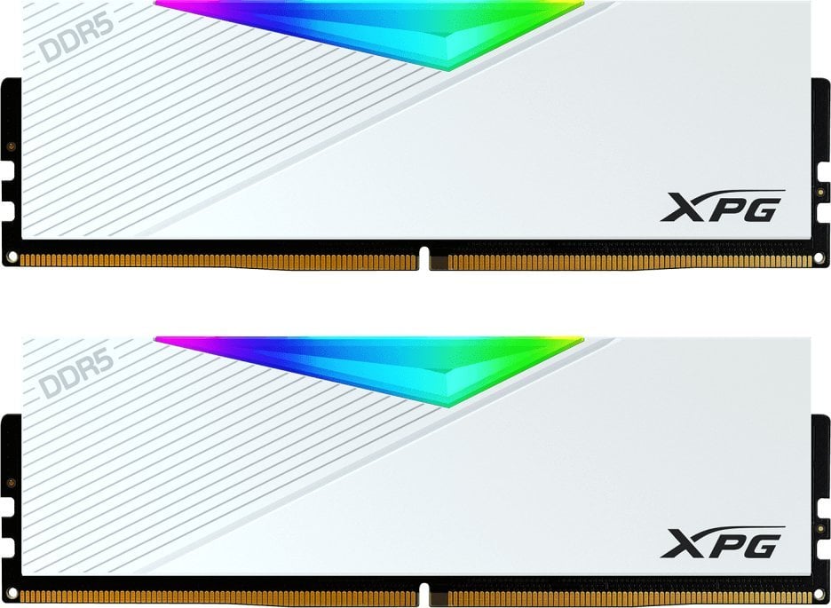 Memorie ADATA ADATA DDR5 - 32GB - 5600 - CL - 36 - Dual-Kit - DIMM, AX5U5600C3616G-DCLAR, XPG Lancer RGB, XMP, EXPO, pentru AMD, alb
