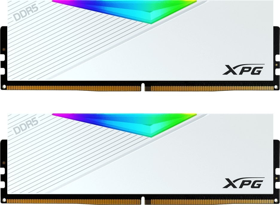 Pamięć ADATA ADATA DDR5 64GB - 6000 - CL - 30 - Dual-Kit - , AX5U6000C3032G-DCLARWH, Lancer RGB, XMP, white