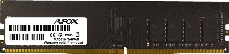 Memorie RAM AFOX, AFLD34BN1L, DDR3L, 4 GB, 1600 MHz, CL11