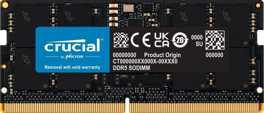 Memorie pentru laptop Crucial DDR5 SODIMM 16GB/5600 CL46 (16Gbit)