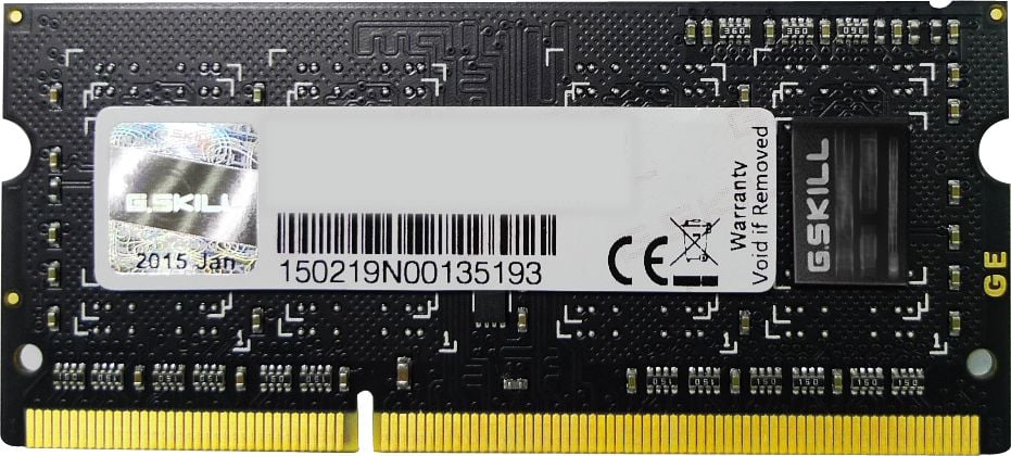 Pamięć do laptopa G.Skill SODIMM, DDR3, 4 GB, 1066 MHz, CL7 (F3-8500CL7S-4GBSQ)