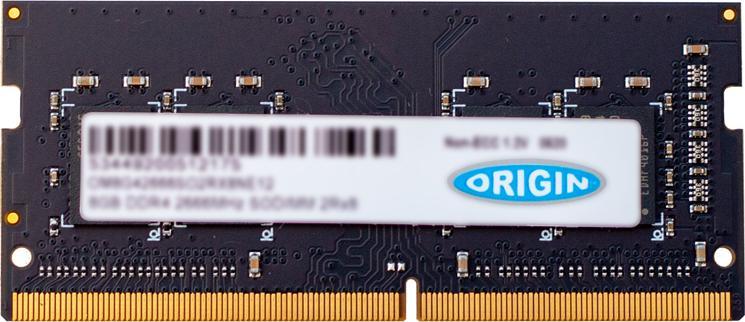 Pamięć do laptopa Origin Storage SODIMM, DDR4, 16 GB, 3200 MHz, (OM16G43200SO1RX8NE12)