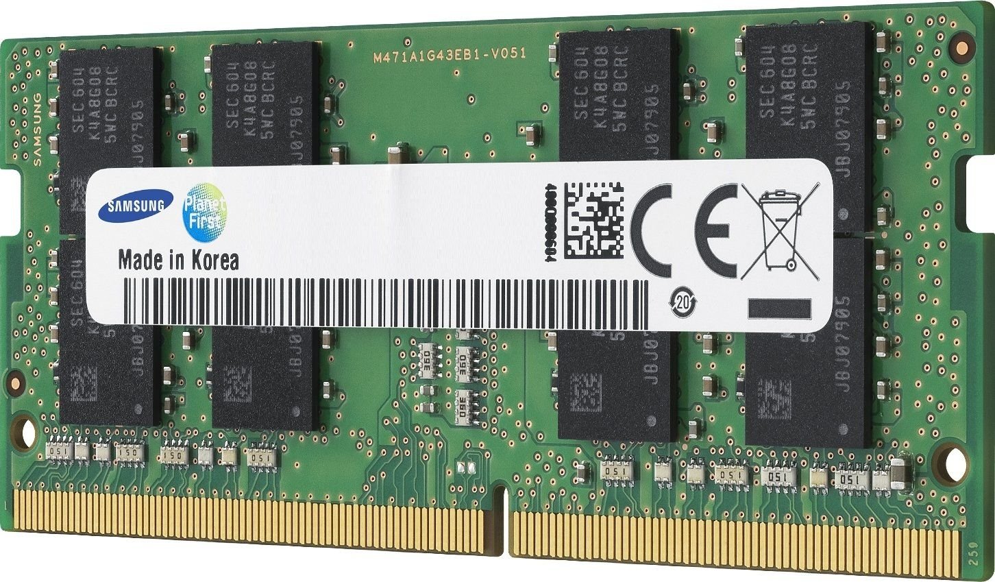 Memorie pentru laptop Samsung SODIMM, DDR4, 32 GB, 3200 MHz, CL22 (M471A4G43AB1-CWE)