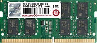 Pamięć do laptopa Transcend SODIMM, DDR4, 8 GB, 2400 MHz, CL17 (TS1GSH64V4B)