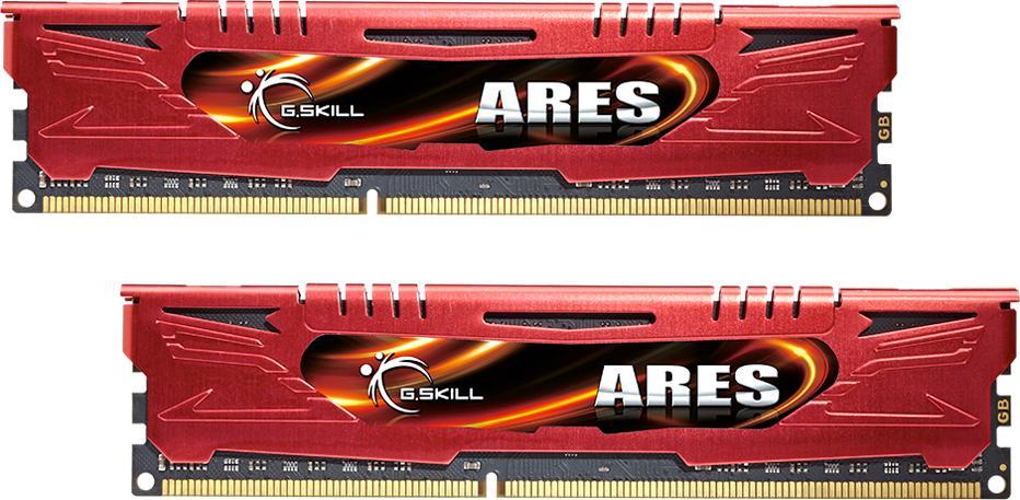 Kit memorie RAM, G.Skill, Ares, 16 GB, 2133 Mhz, DDR3, CL 11, Rosu