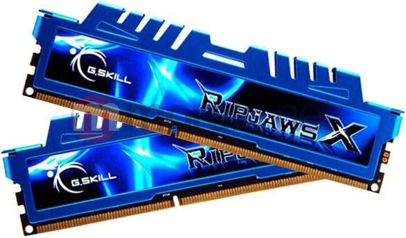 Memorie RAM GSKill RipjawsX Blue, F3-2400C11D-16GXM, 16GB, DDR3, 2400 MHz, CL11, 1.65v Dual Channel Kit