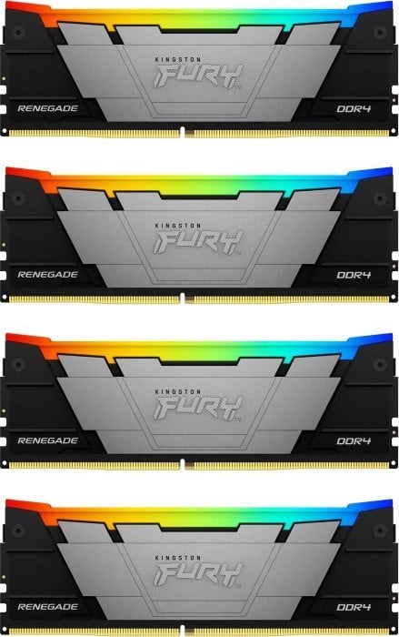 Pamięć Kingston Fury Renegade RGB, DDR4, 32 GB, 3600MHz, CL16 (KF436C16RB2AK4/32)