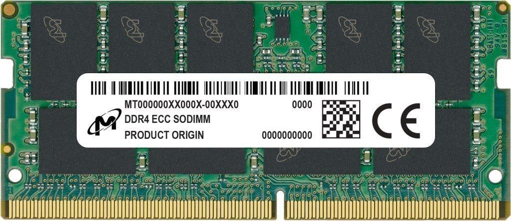 Pamięć Micron Micron 32GB DDR4-3200 ECC SODIMM 2Rx8 CL22