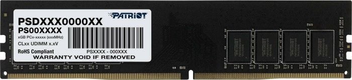Memorie RAM Patriot Signature, PSD416G32002, DDR4, 16 GB, 3200MHz, CL22