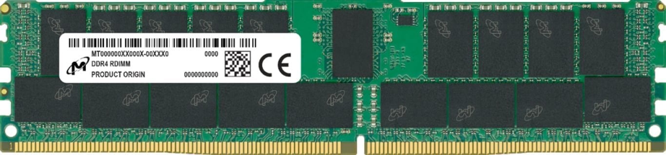 Memorie Micron Server DDR4 16GB/3200 RDIMM 2Rx8 CL22 Memorie server