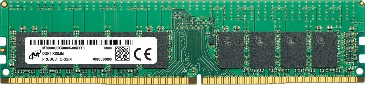 Memorii server - Memorie Micron Server DDR4 32GB/3200 RDIMM 1Rx4 CL22 Memorie server