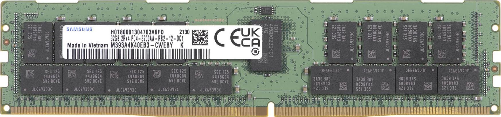 Memorie de server Samsung DDR4, 32 GB, 3200 MHz, CL22 (M393A4K40EB3-CWE)