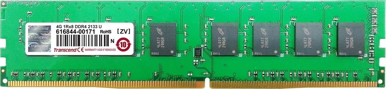 Memorii server - Memorie server Transcend DDR4, 4 GB, 2133 MHz, CL15 (TS512MLH64V1H)