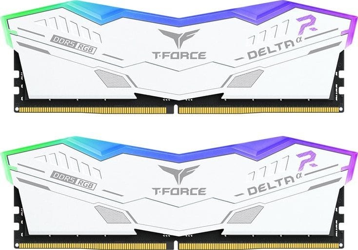 Pamięć TeamGroup RAM Team D5 6000 32GB C38 Deltaα RGB white EXPO K2