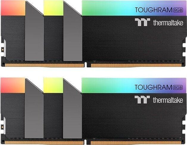 Memorie RAM Thermaltake Toughram RGB, R009D408GX2-3200C16A, 16GB, DDR4, 3200MHz, CL16, Dual Channel