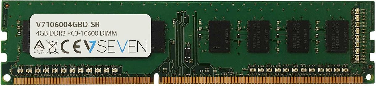 Memorie V7 DDR3, 4 GB, 1333 MHz, CL9 (V7106004GBD-SR)