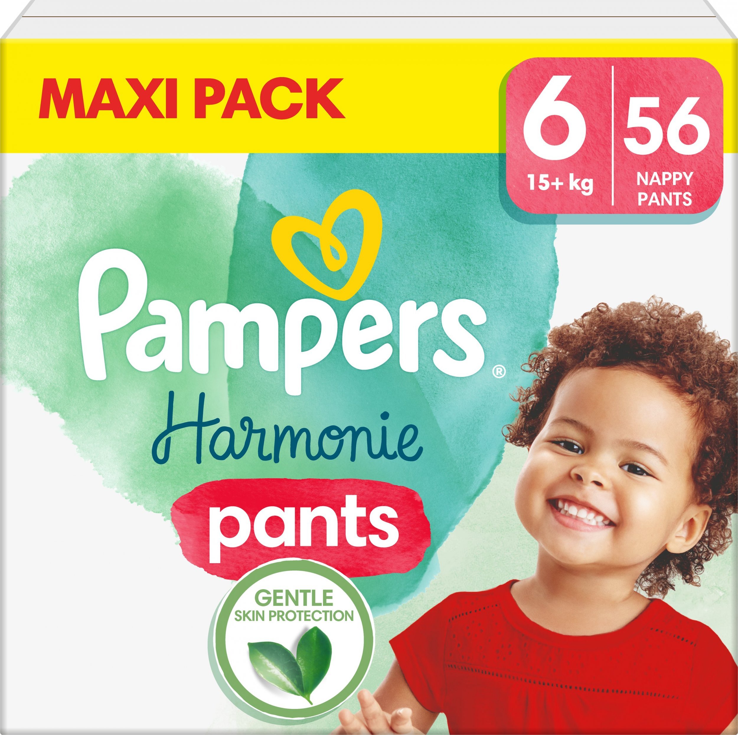 Pampers Pieluchomajtki Harmonie Baby 6, 15+ kg, 56 szt.