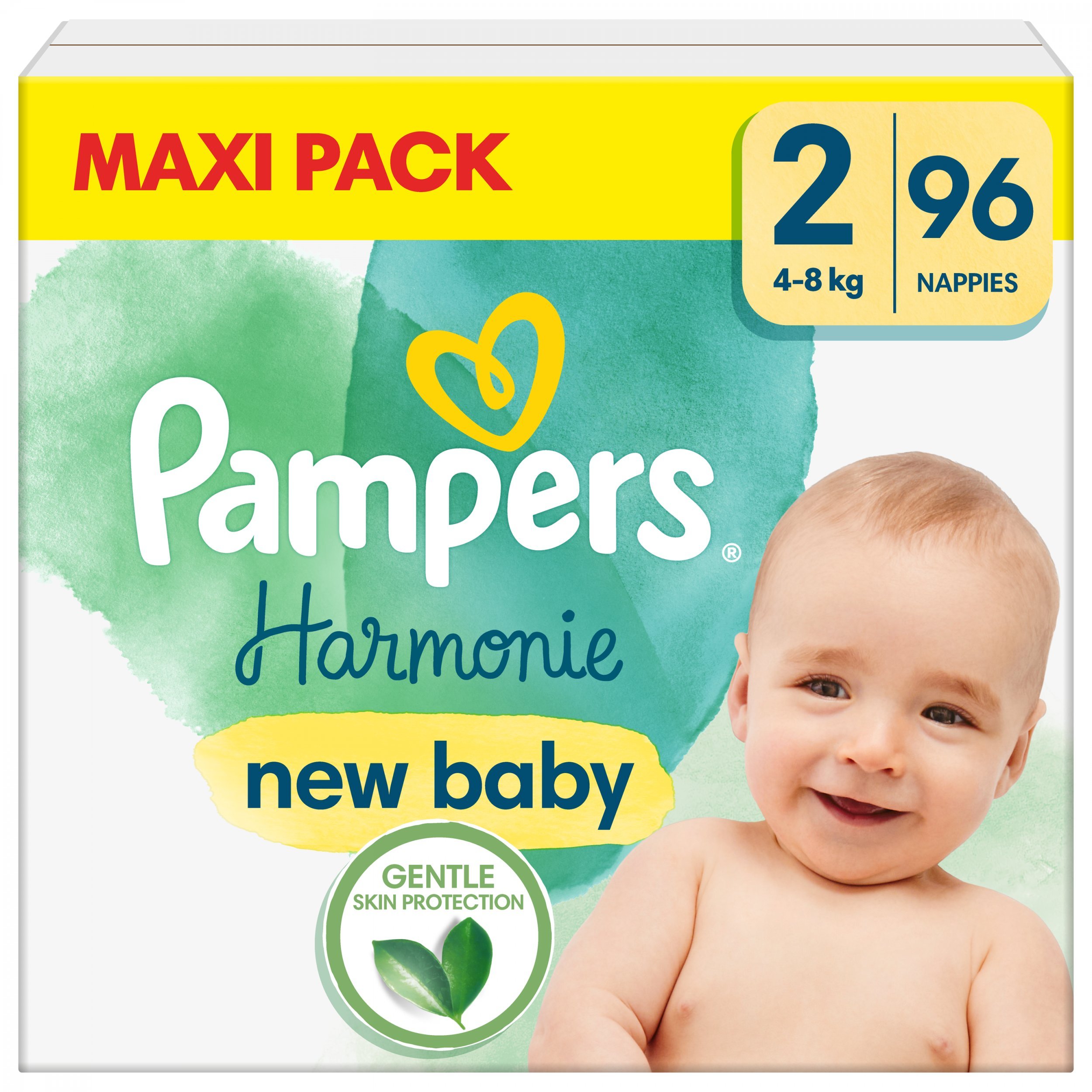 Pampers Pieluszki Harmonie Baby 2, 4-8 kg, 96 szt.