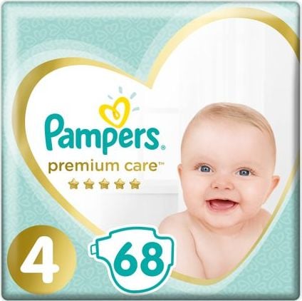 Pampers Pieluszki Premium Care 4, 9-14 kg, 68 szt.