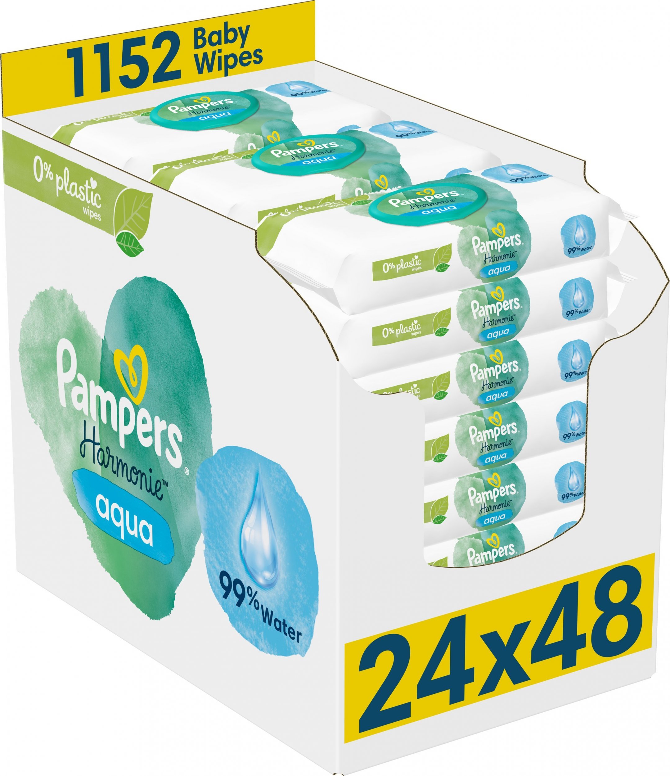 Pampers servetele umede Harmonie Aqua 24x48 buc.