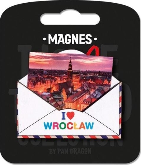 Mr. Dragon Magnet Iubesc Polonia Wroclaw ILP-MAG-B-WR-16