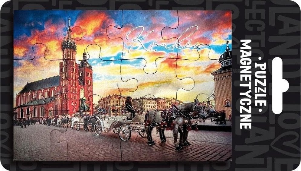 Mr. Dragon Magnet puzzle Cracovia ILP-MAG-PUZZ-KRA-01