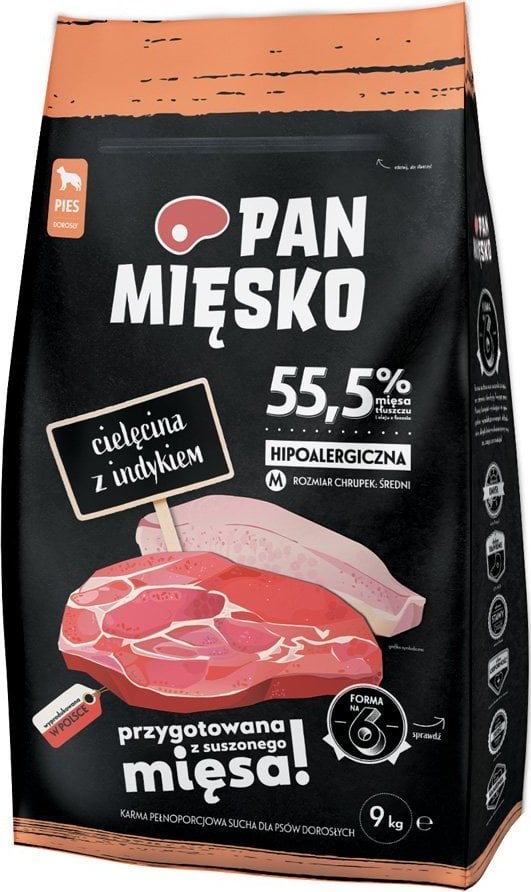 Pan Mięsko Cielęcina z indykiem M 20 kg