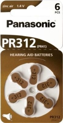 PR 312 de zinc-aer, 6 piese (PR-312 / 6LB)