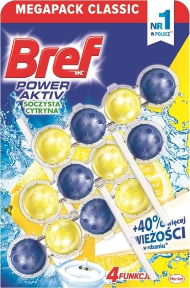 Pandantiv Bref WC universal activă Lemon 3x50g