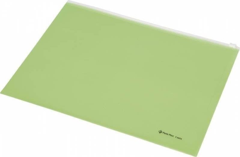 Plic Panta Plast A4 PP cu fermoar C4604 verde