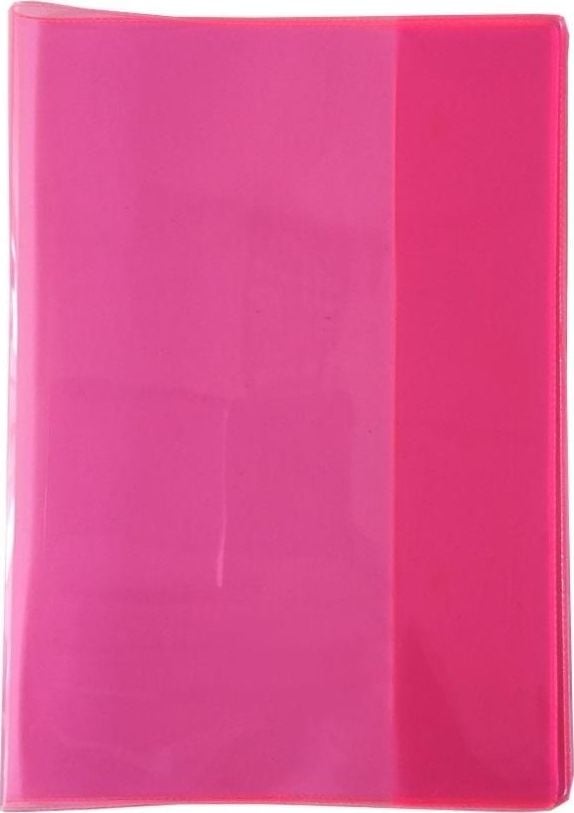 Husă pentru notebook Panta Plast A5 PVC roz neon (10 buc)
