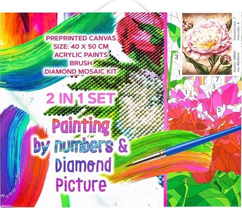 Panta Plast Set 2in1: mozaic diamant, panza 40x50 89690
