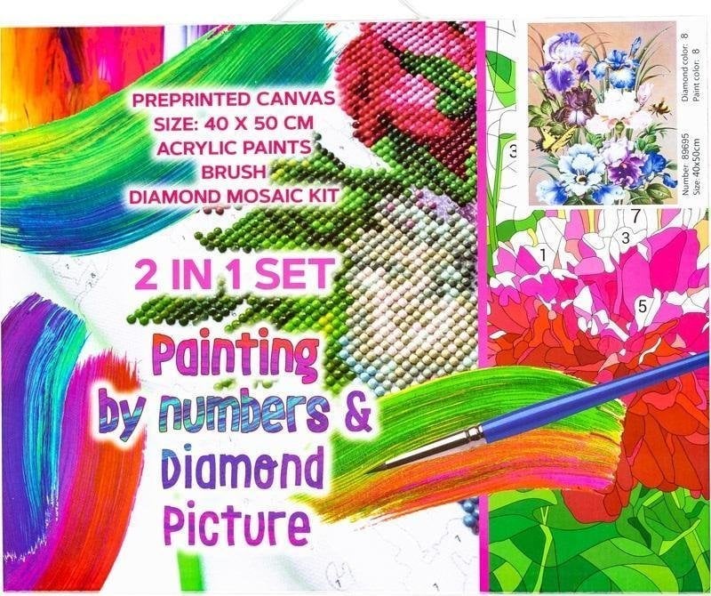Panta Plast Set 2in1: mozaic diamant, panza 40x50 89695