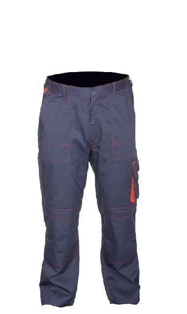 Pantaloni lucru mediu-grosi, 5 buzunare, cusaturi duble, talie ajustabila, marime 2XL/H-182