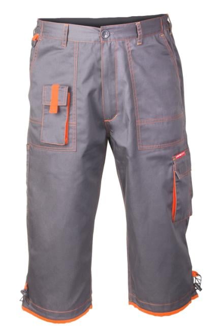 Pantaloni lucru mediu-grosi, cusaturi duble, 7 buzunare, talie ajustabila, marime 3XL