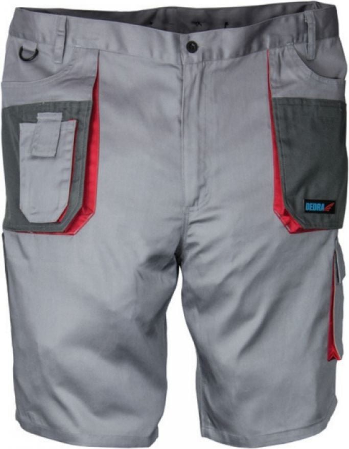 Pantaloni scurti de protectie marimea S, gri, gramaj 190g/m2