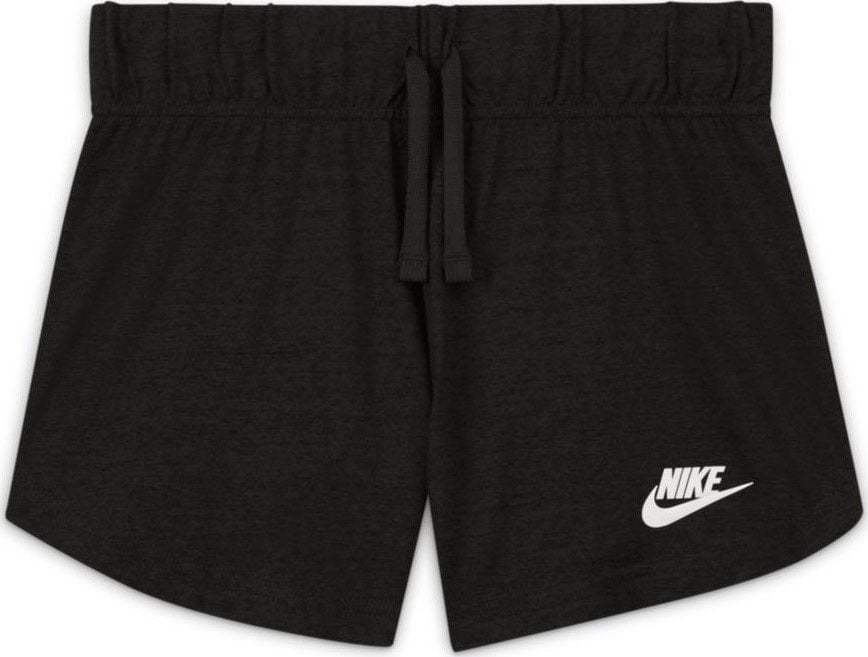 Pantaloni scurți Nike Pantaloni scurți din tricou Nike pentru copii mari (fete) DA1388 032 DA1388 032 negru L