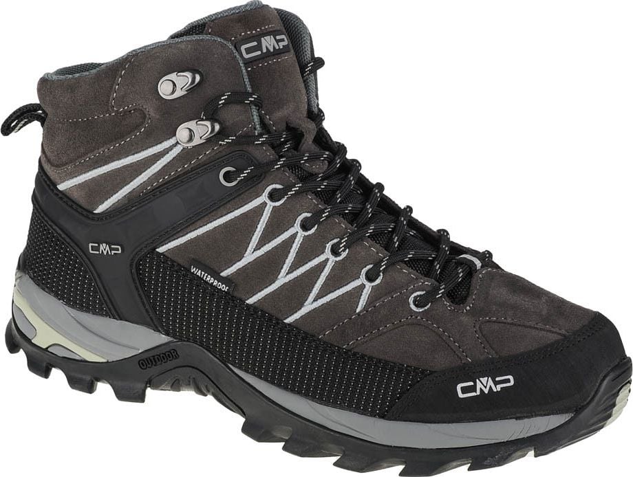 Pantof de trekking CMP Rigel Mid pentru bărbați Wp Gri s. 45 (3Q12947-U862)