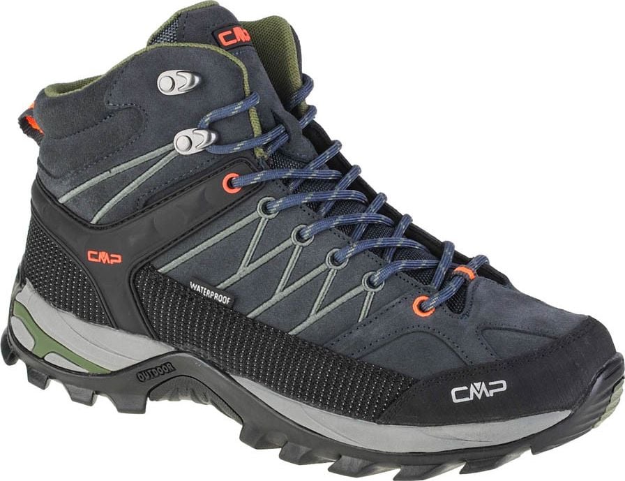 Pantof de trekking CMP Rigel Mid Wp Antracite/Gantă pentru bărbați 43 (3Q12947-51UG)