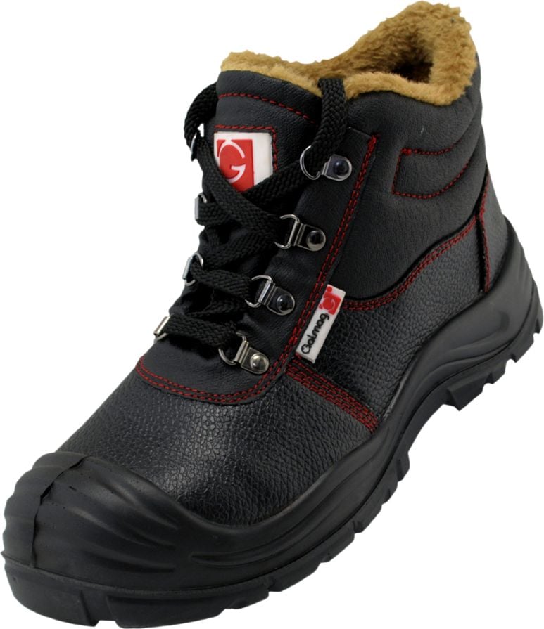 Pantofi 491 cizme pantofi cu deget de la picior din oțel negru dimensiune 45 (491R45)